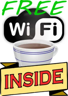 Free Wi-Fi sticker