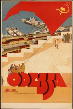 Travel poster of Odessa, Ukraine