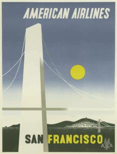 American Airlines vintage poster
