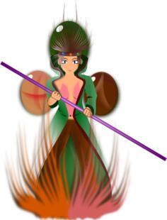 Girl on fire