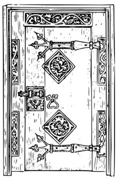 Ancient door
