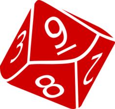 Ten-sided dice