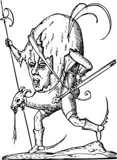 Bizarre animal creature