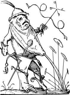 Bizarre humanoid creature