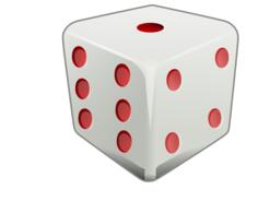 Glossy dice
