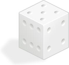 White dice