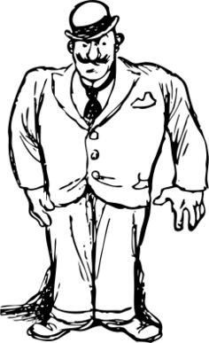 Man with a bowler hat
