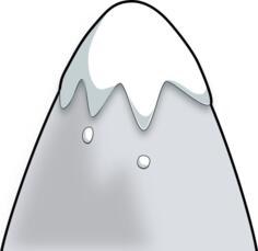 Cartoon mountain