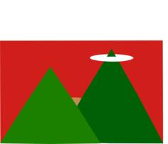 Two mountains