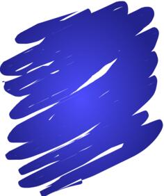 Blue scribble
