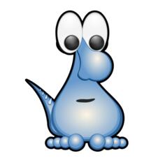 Blue creature