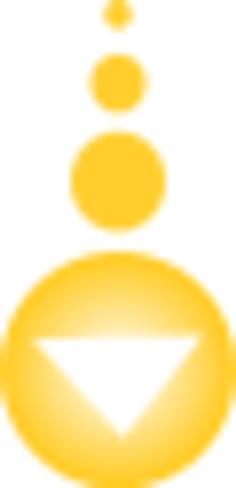 Yellow arrow shape