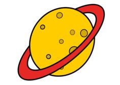 Yellow planet