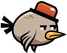 Brown birdie