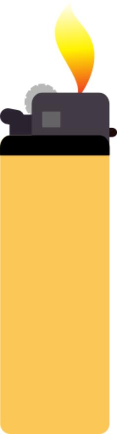 Yellow lighter
