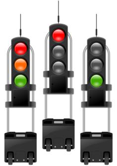 Mobile traffic lights