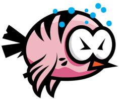 Cute flying bird