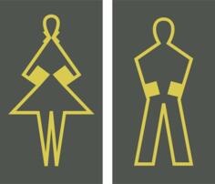 Toilet pictograph