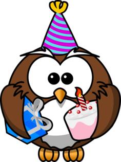 Owl at a celebration