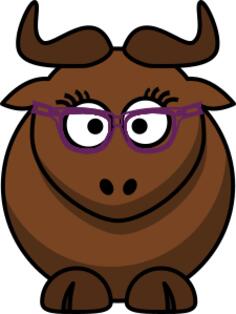 Nerdy gnu