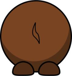 Image of a gnu's back