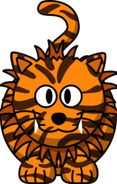 Cartoon liger
