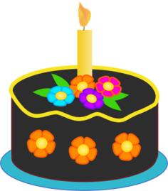 Chocolate birthday cake