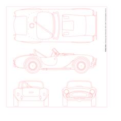 Sports car vector illustration