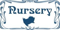Nursery door sign