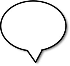 Round shaped callout vector image