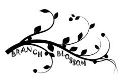 Autumn leaves on branch silhouette vector image