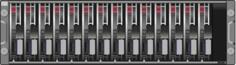 SAN server disk arrays SCSI vector image