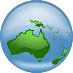 Globe vector drawing