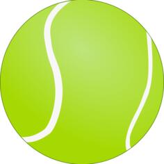 Vector graphics of tennis ball