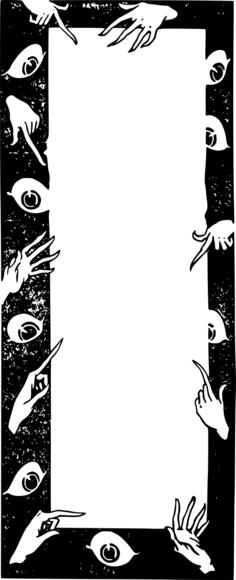 Halloween frame