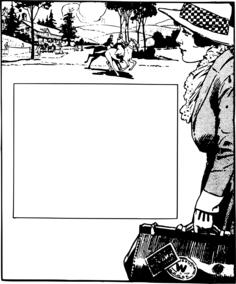 Woman with suitcase