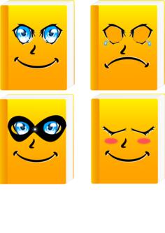 Book face expressions