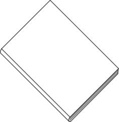 Blank white book