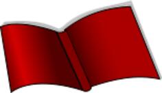 Thin red cover book
