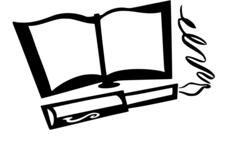 Book and ink pen