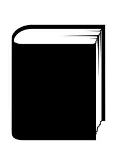 Black book with many pages