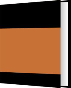 Book with black and orange cover