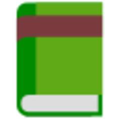 Green hardback book