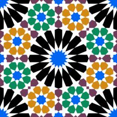 Alhambra tile vector image