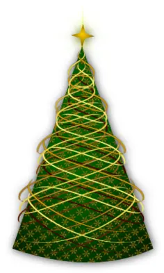 Clip art of celebration tree