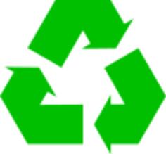 Green environmentally friendly icon illustration