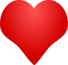 Illustration of red heart