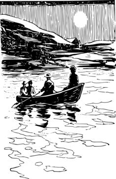 In a Boat at Night