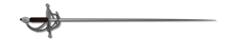 Drawing of long metal sword