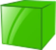 Blue cube